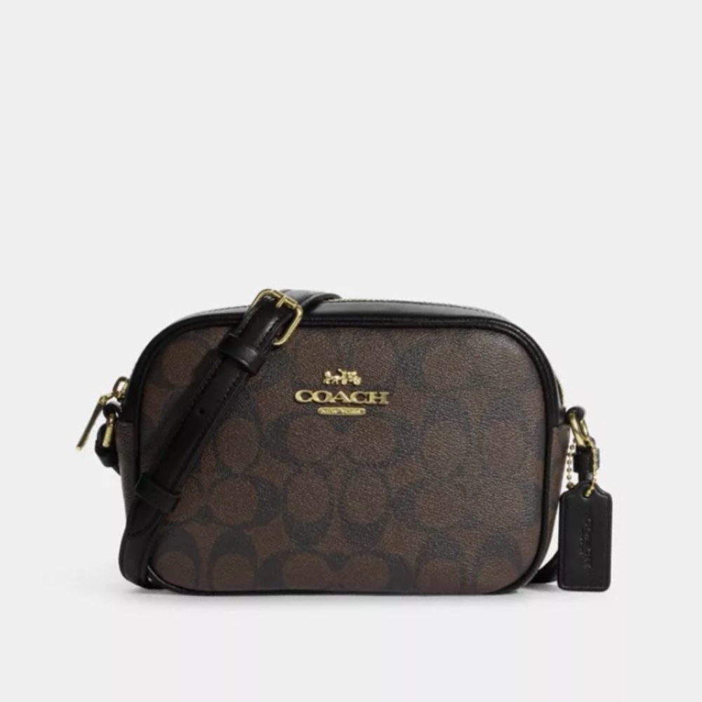 Mini Jamie Camera Bag In Signature Canvas
